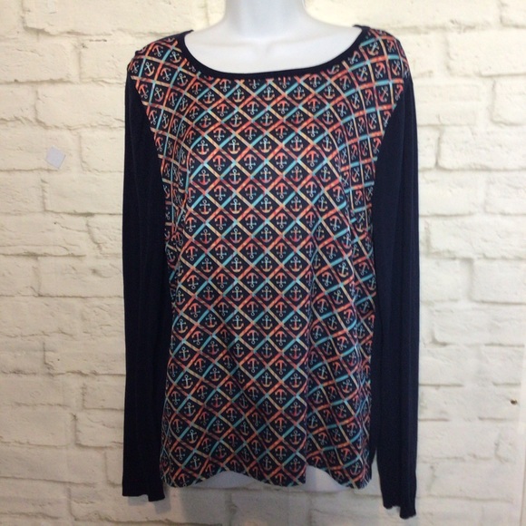 Talbots Lightweight “Anchors” Sweater Size M - Picture 4 of 8